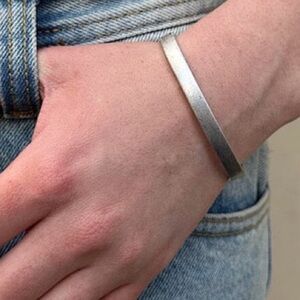 Brandy Melville Silver Bangle Bracelet